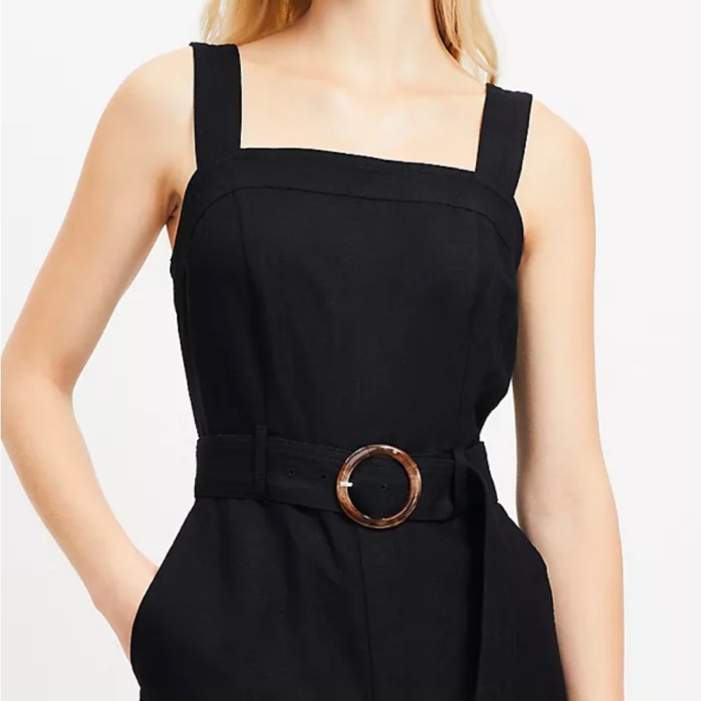 NWOT Loft black short romper